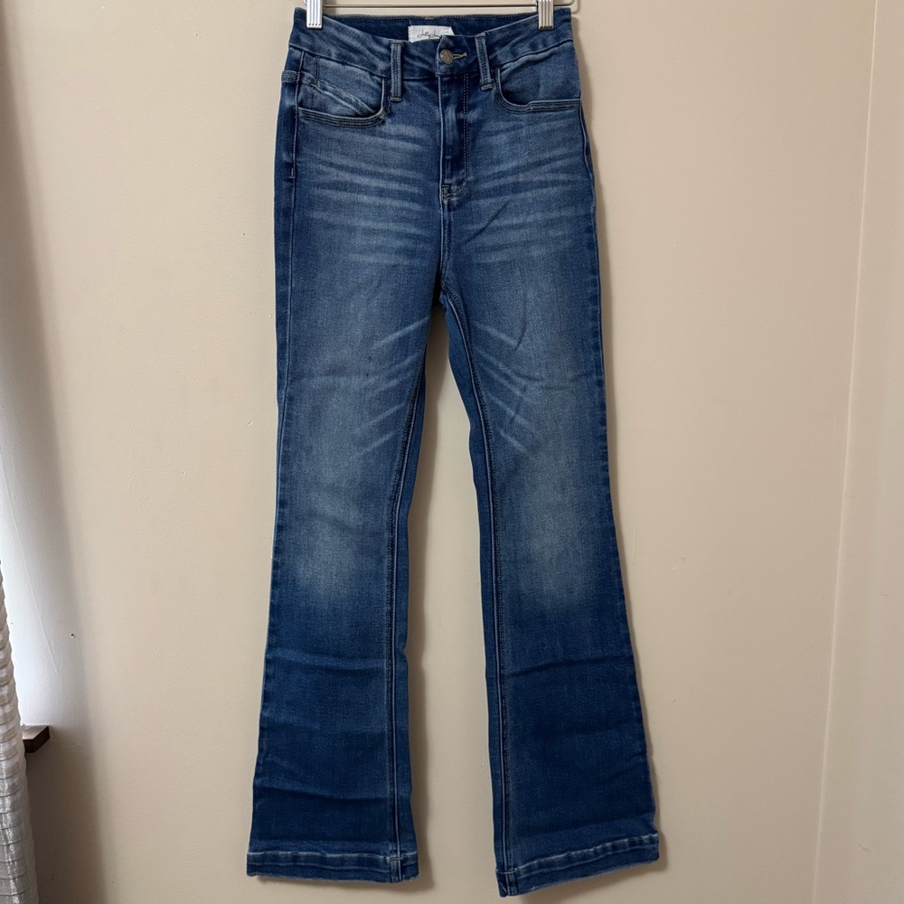Jelly Jeans (3) NWT stretch medium wash high rise western bootcut blue jeans